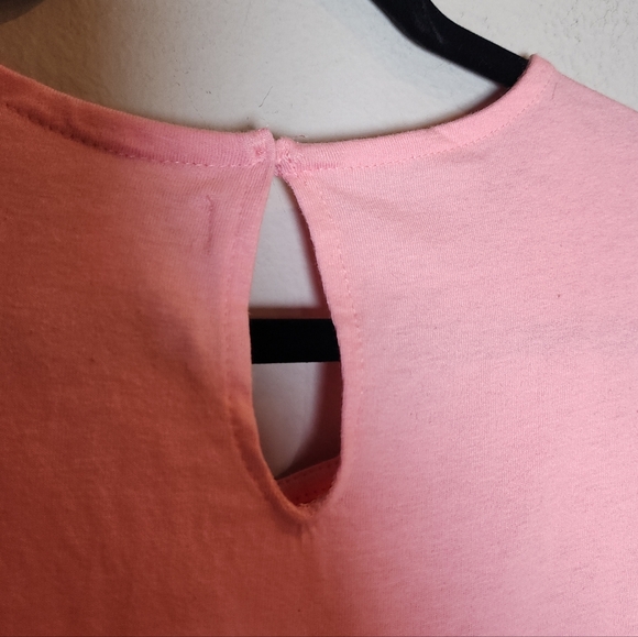 NWT Inner Circle 100% Cotton Pink Smocked Eyelet Sleeveless Top Size XL - Picture 12 of 15